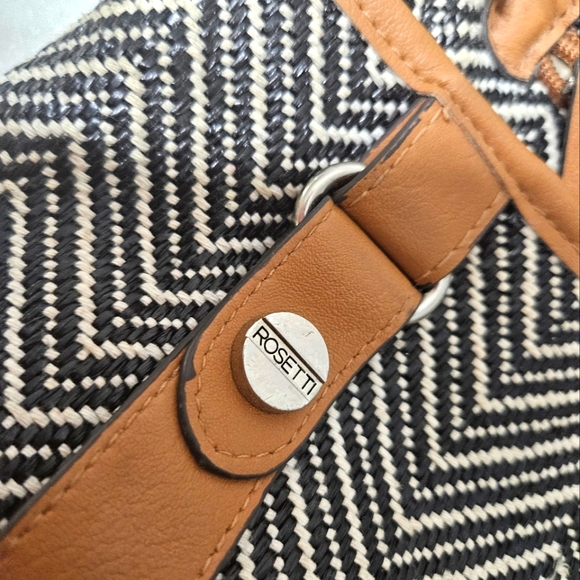 ROSETTI BASKET WEAVE DESIGN LADIES SHOULDER HANDBAG STYLE TOTE BAG! - Picture 2 of 9